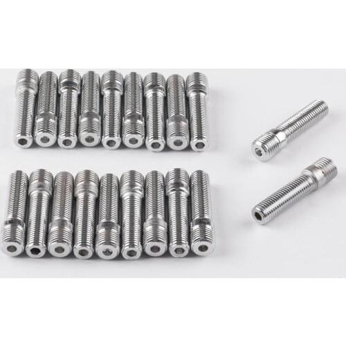 20 Pieces Universal Lug Nuts Conversion Screw Adapter Kit M14*1.5 M12*1.5