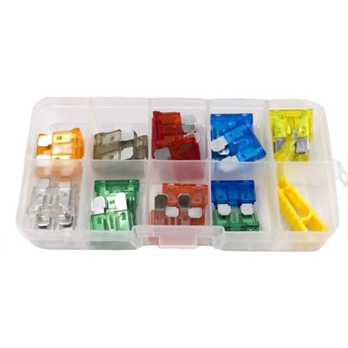 Mix ATC/ATO Blade Fuse Kit 5A 7.5A 10A 15A 20A 25A 30A 35A 40A Assortment Car Truck SUV Boat Replacement Fuses