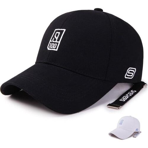 Men Adjustable Letter Baseball Cap Embroidery Snapback Hat Summer Golf Visor Peaked Cap Hip Hop Fitted Cap Climbing Sun Hats New