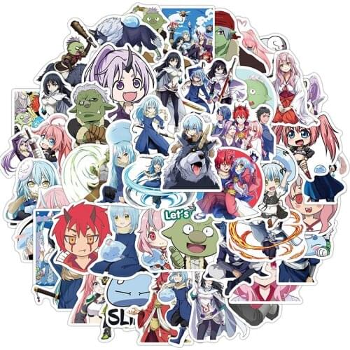 10/30/50Pcs That Time I Got Reincarnated As A Slime Graffiti Sticker Waterproof Fridge Guitar Motorcycle Laptop Decal Toy