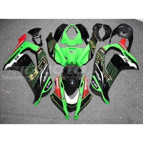 New ABS Whole Fairings Kit Fit for kawasaki Ninja ZX10R 2016 2017 2018 2019 16 17 18 19 10R Bodywork set Hot sales Green black