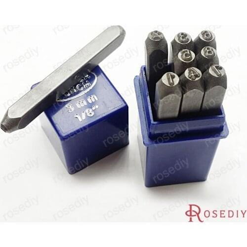 Wholesale Number height 3mm Steel Punch Number Stamping Tools Diy Jewelry Findings Accessories 1 Set(JM7521)