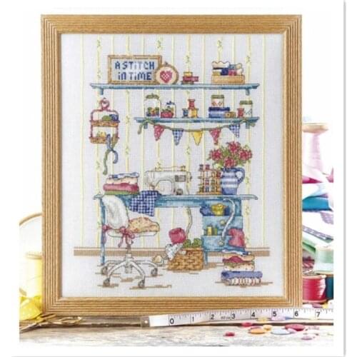 My handmade workshop cross stitch package cartoon word 18ct 14ct 11ct cloth cotton thread embroidery DIY handmade Dreampattern