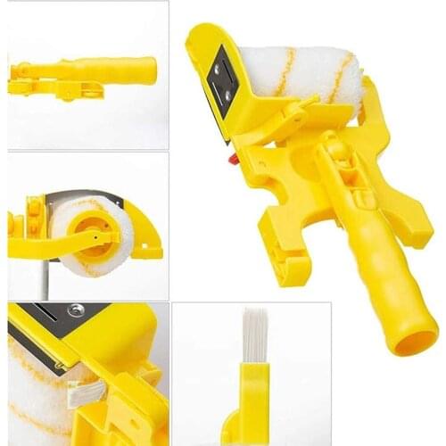 Roller Brush Multiuse for Home Wall Ceilings DIY Clean-Cut Paint Edger Roller Wall Decorative Handle Tools Paint Brush