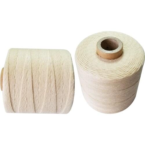 High Tenacity 100% Natural Linen waxed rope weight about 520g/cone twine cords string thread for sewing handmade DIY