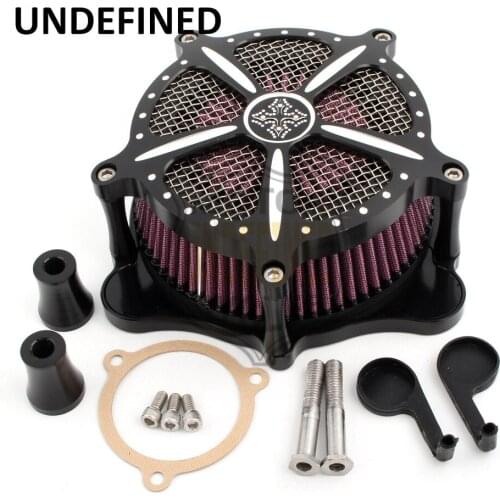 Filtro Aire Moto Motorcycle Air Filter Cleaner System Contrast Cut for Harley Softail Dyna FXDLS 2017 Touring Street Glide 08-16