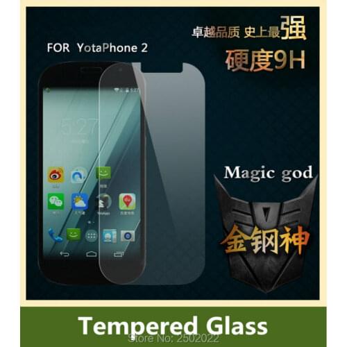 For Yota Yotaphone 2 Tempered Glass Screen Protector Explosion Proof 0.3 mm 2.5D 9H Protective Film Guard pelicula de vidro