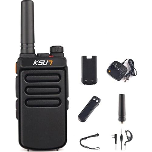 1 Set Lightweight Walkie Talkie Noise Reduction Long Standby Time Plastic Outdoor Long Range Two Way Radio for Hiking