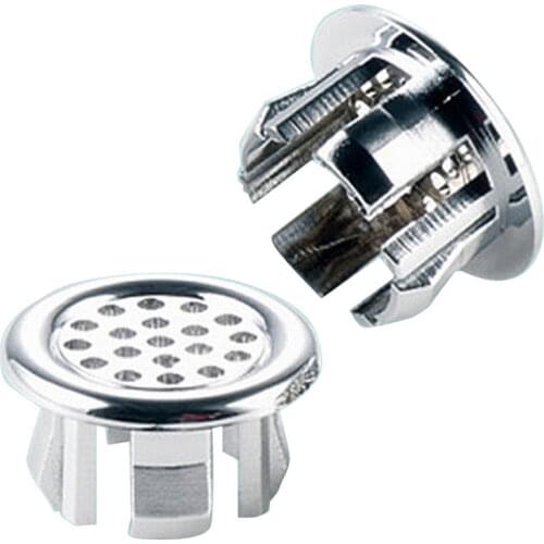 1 pcs Home Bathroom Basin Sink Hole Overflow Trim Ring Chrome Hole Cover Cap Round Insert Silver Ceramic Pots Basin