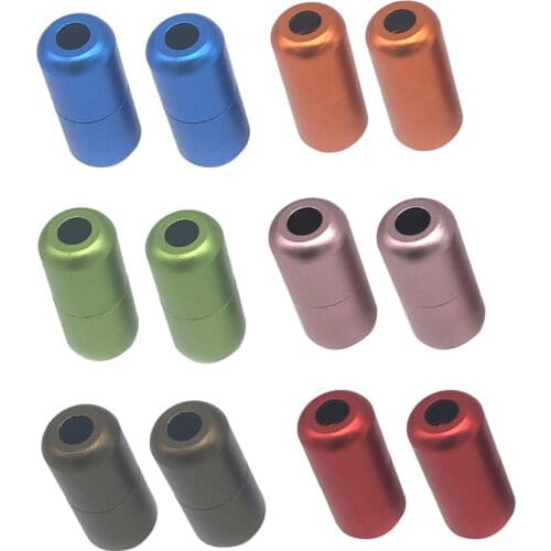 Colorful Aluminum capsules Lock Buckle For men and women kids Sneaker Lace Lock buckle Kits Shoelace Lock Accessories Buckle