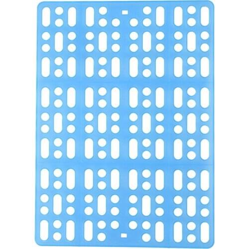 2PCS/SET Plastic Grids Pet Foot Mat Rabbit Guinea Pig Cat Mouse Placemat Cushion Cage Litter Mat