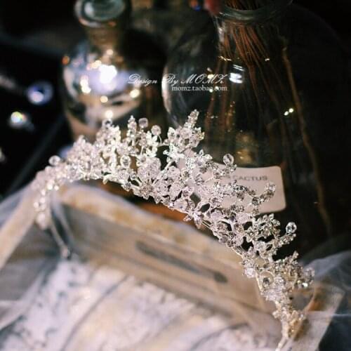 2018 New Crystal Sen Department Fairy Headgear Sweet Princess Crown Headband