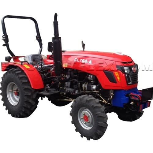 70HP Mini Farm Tractor Wheeled Tractor Garden Tractor with EPA Certificate and with Front Loader/Backhoe/Plough/Trailer