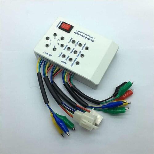 E-Bike Scooter Brushless Motor Controller Tester, for Teste Motor Coil, Electric Vehicle Detector for Motor Controller