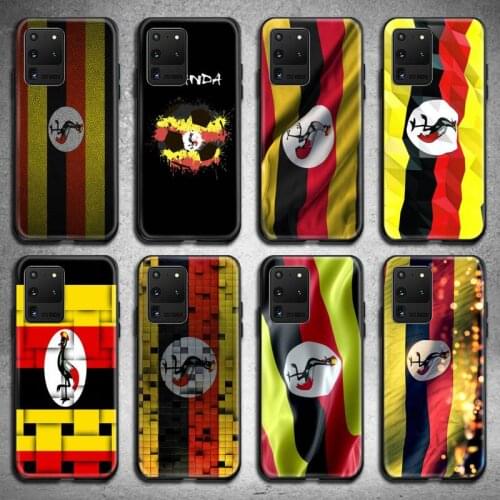 Uganda National Flag Phone Case For Samsung Galaxy S21 Plus Ultra S20 FE M11 S8 S9 plus S10 5G lite 2020