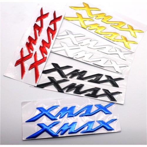 For Yamaha X-MAX XMAX 125 250 400 Motorcycle Decals Stickers Emblem Badge 3D Decal Raised Tank Wheel Tank Decals Applique Emblem