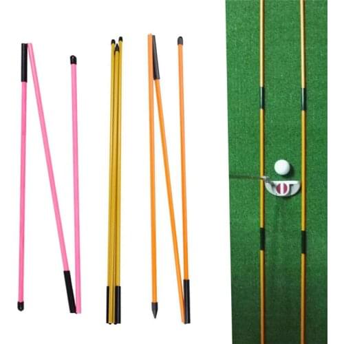 Golf Indicator Stick Putter Auxiliary Trainer New Three-fold Direction Indicator Golf Equipment