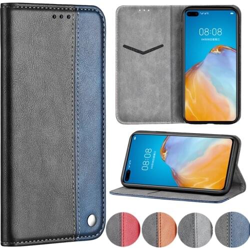 Leather Case For Huawei P40 P30 P20 Pro Mate 20 Lite Y5 Y6 P Smart 2019 Nova 3i 4 Honor 7A 8A Wallet Holder Phone Cover Funda