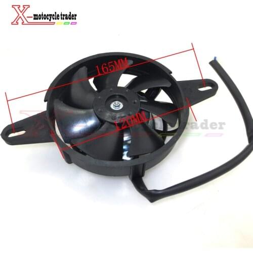 Oil Cooler Water Cooler New Electric Radiator Cooling Fan for 200 250 cc Chinese ATV Quad Go Kart Buggy Dirt Bike Motorcycle