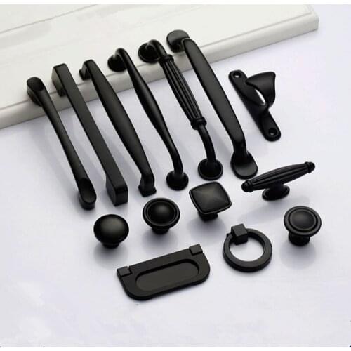 Furniture Black Handles for Furniture Cabinet Knobs and Handles Kitchen Handles Drawer Knobs Cabinet Pulls Cupboard Handles Knob