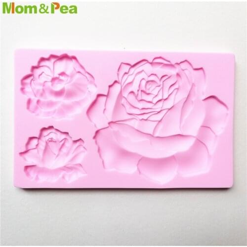 MPA2285 Flower Blossom Rose Shaped Silicone Mold Gum Paste Chocolate Ornamental Fondant Mould Cake Decoration Tools