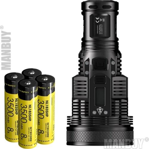 Nitecore tini monster TM39Lite with 4x18650 Rechargeable Batteries 5200Lms High Performance LED Flashlight outdoor Free Shipping