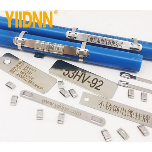Special Design Stainless Steel Cable Marker Plate