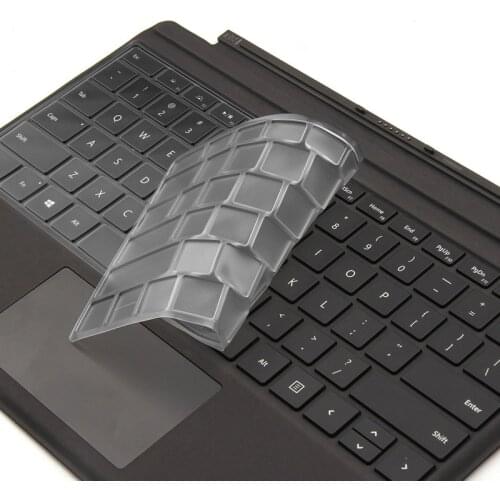 Clear TPU Keyboard Cover Skin Protector Compatible For Microsoft Surface Pro 5 6 7 X Keyboard Case for Surface Go