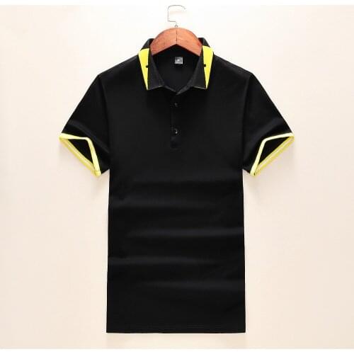 19 High New Novelty Unisex collar Embroidered Devil Eyes Fashion Polo Shirts Shirt Hip Hop Skateboard Cotton Polos Top Tee #AU1
