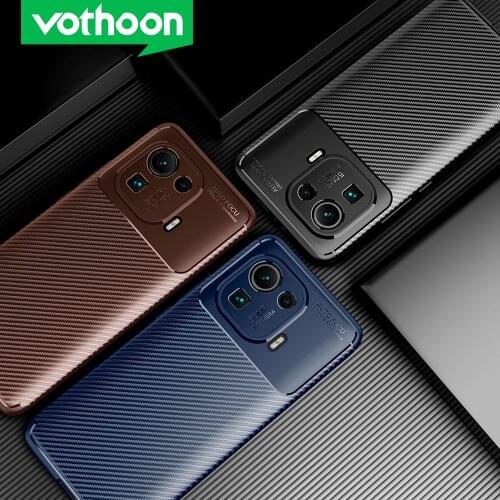 Vothoon Fiber Silicone Phone Case For Xiaomi Mi 11 Ultra 11 Pro 10s 10T Pro 10 Ultra Soft Shockprkproof Back Cover Case