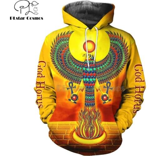 Mysterious retro ancient Horus Egypt goddess Pharaoh totem 3d hoodies/Sweatshirt Winter autumn funny long sleeve streetwear-30