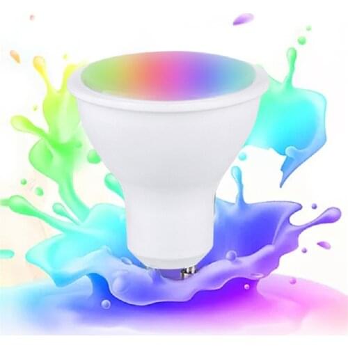 10W E27 GU10 Smart Control Lamp RGB +W/WW Smart Control Light Bulb LED Magic Lamp With 16 Colors IR Remote Control For Home