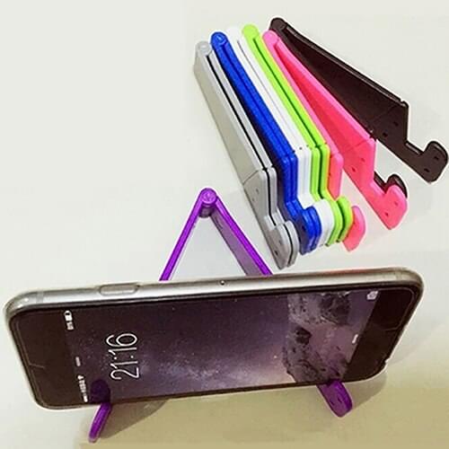 Universal Foldable Cell Phone V-Shape Stand Holder Mount for Smartphone Tablet Phone Accessories Phone Stand for Apple iphone
