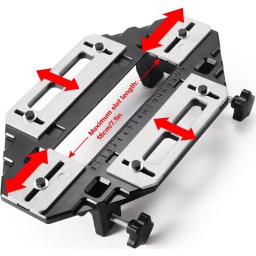 Hinge Hole Opener Drilling Artifact Positioning Slotting Machine Steel Fixed Installation Lock Woodworking Wooden tool