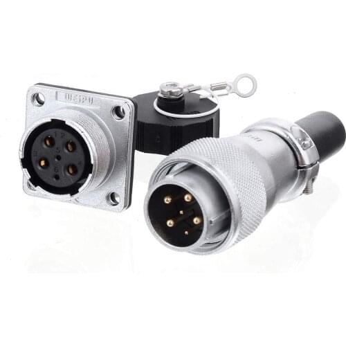 WEIPU WS20 TQ+Z Industrial 2Pin 3Pin 4Pin 5Pin Power Connector 6Pin 7Pin 9Pin 12Pin Panel Electric Signal Waterproof Connectors