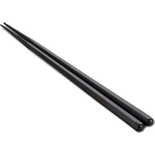 Japanese sushi hashi chopsticks long alloy sticks household kitchen anti resable black chop sticks 500pair lin5005