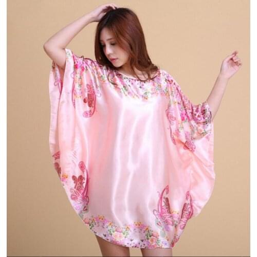 Womens Ladies summer Large size Sleeping Dress