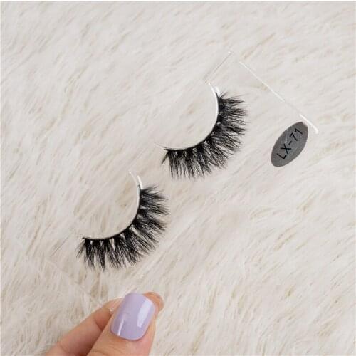 1 Pair 3D Natural Mink Eyelash Cruelty Free Lash Makeup Dramatic False Eye Lashes Fluffy Full Strip Thick Mink Lashes Faux Cils