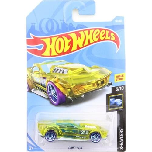 2018-177 Hot Wheels DRIFT ROD Mini Alloy Coupe 1/64 Metal Diecast Model Car Kids Toys Gift