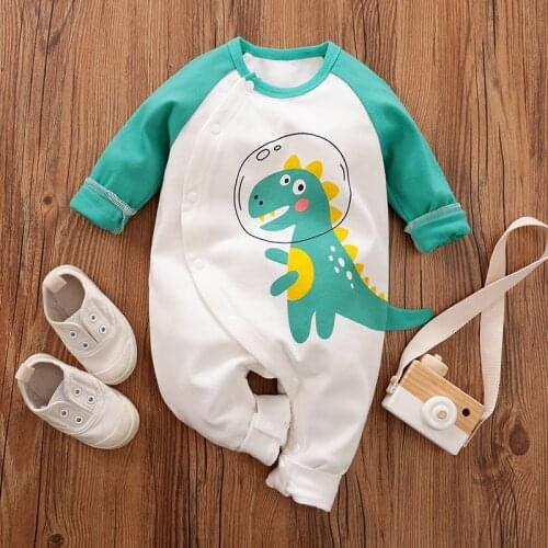 2021 Spring Autumn Baby Romper Newborn Boy Clothes Cotton Overalls Unisex Jumpsuit Long Sleeve Full Onesie Cloth Infant Clothing