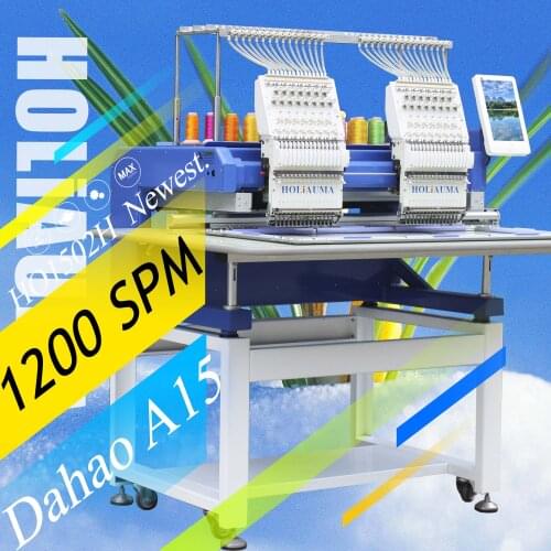 3 Years Quality Warranty!!!T Ajima Brother Swf Similar Home Computer Sewing Embroidery Machine Double Head 15 Needles High Speed