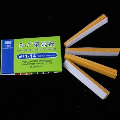 3 Sets Ph Wide Test Strip 1-14 PH Test Paper Chemical Laboratory Supplies 240pcs