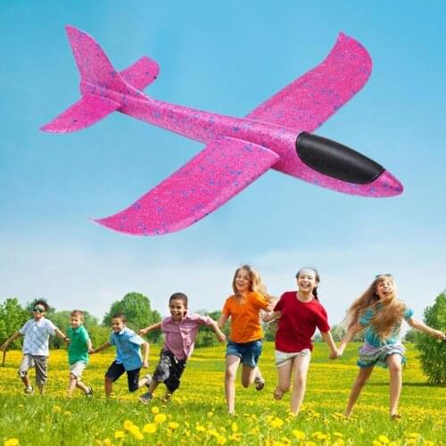 38CM Hand Throw Flying Planes Aircraft Party Game Children EPP Resist Aircraft Model plastic airplane Foam foam J3J3
