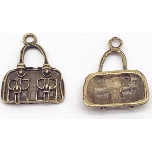 9 pcs fashion alloy Bag Charms cute Bag Pendants fit DIY handmade necklace earring bracelet charms Jewelry Making