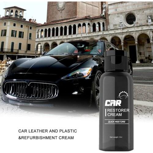 Auto Plastic Leather Care Cream Restorer Refurbish Repair Tool Car Seat Sofa Coats Holes Scratch Cracks Restoration Car Care Kit