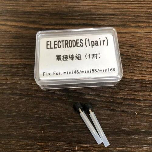 Fiberfox Mini 4S MINI 6S 5S S4 Optical Fiber Fusion Splicer electrode Fiber welding machine electrode for MINI4S MINI6S mini 5S
