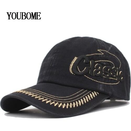 YOUBOME Hot Women Baseball Cap Men Brand Snapback Hats Caps For Men Cotton Classic Casquette Bone Letter Vintag MaLe Dad Cap Hat