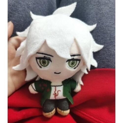Cosmile Danganronpa Dangan Ronpa Nagito Komaeda plush doll toy Keychain keyring Cute Lovely Pendant Thoughtful Gift cosplay C