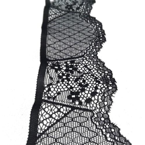 5Yards 5cm Width Elastic Lace Trim Fabric For Women Clothes Underwear Bra Decoration DIY Handmade Quilting Crafts