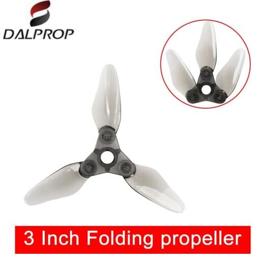 FOXEER DALPROP 3 Inch Folding Propeller MR1632 3-Blade Propeller for RC Drone FPV Racing Nazgul5 XL5 SL5 Upgraded